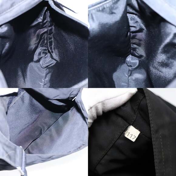 PRADA Shoulder Bag Nylon Black - Picture 12 of 12